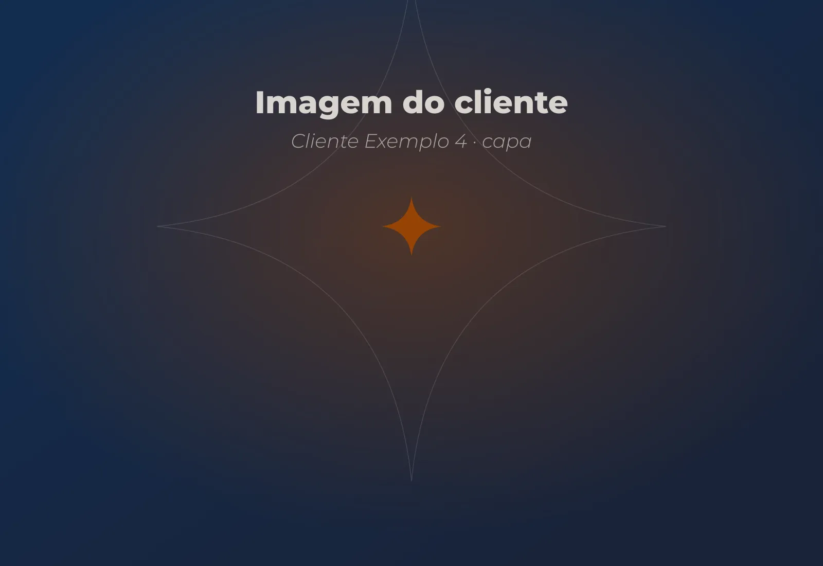 Capa do case Cliente Exemplo 4